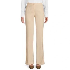 Antonio Melani Beige Linen Kendal Trouser Pants – Size 0 – New with Tags